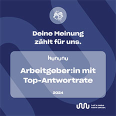 Siegel kununu Top-Antwortrate