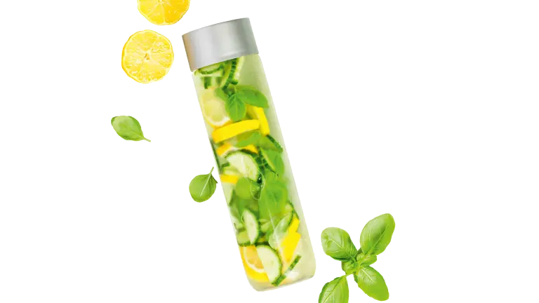 Glasflasche ist umweltbewusst